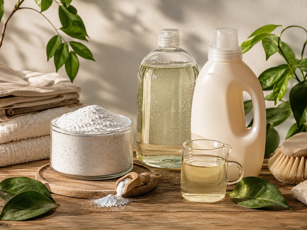 Detergent praf vs detergent lichid ecologic: care e mai bun?