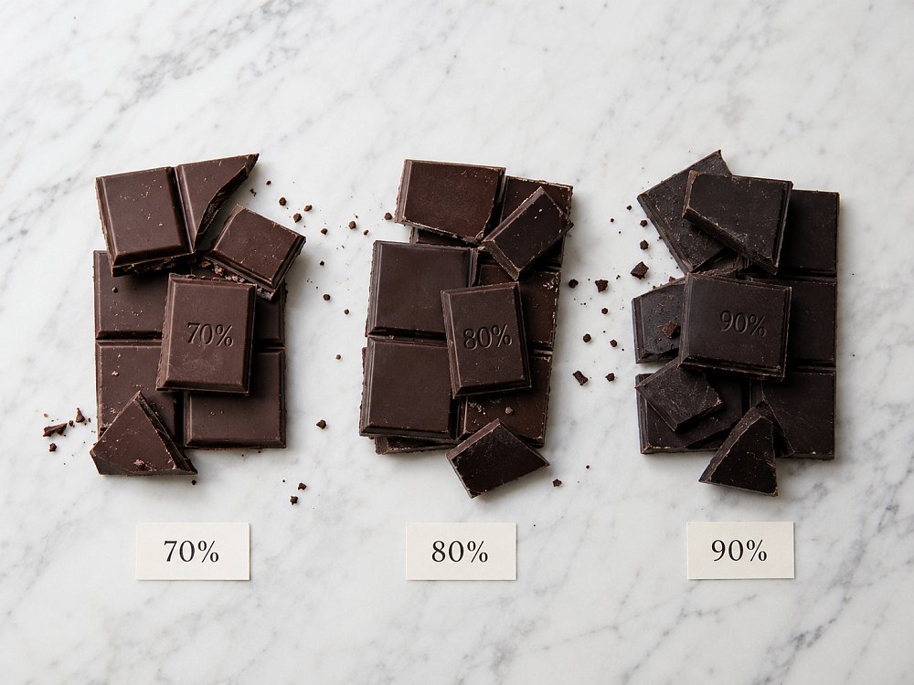 Ce procent de cacao alegi pentru ciocolata neagra bio?