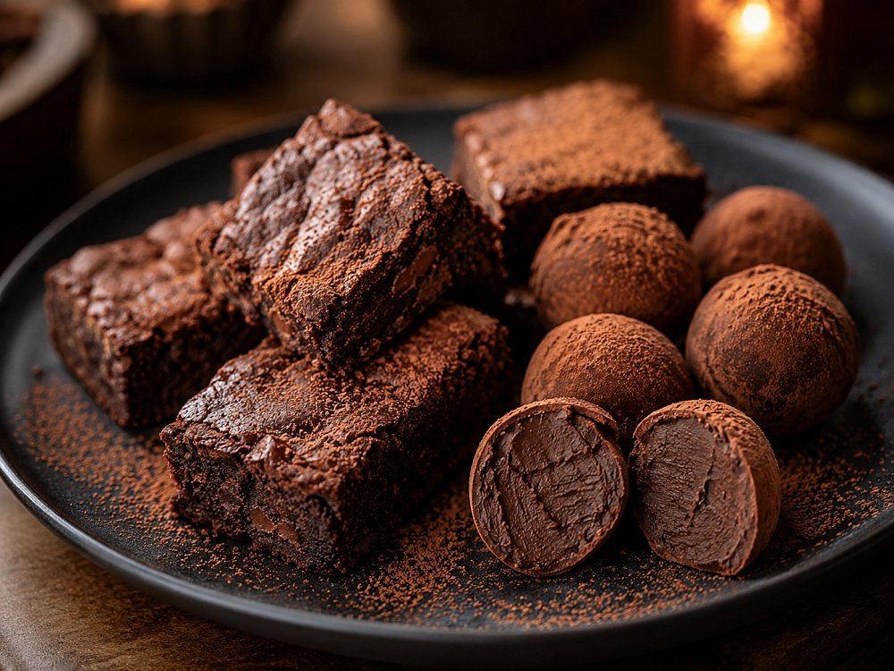 Retete ciocolata bio: brownies, trufe si mousse